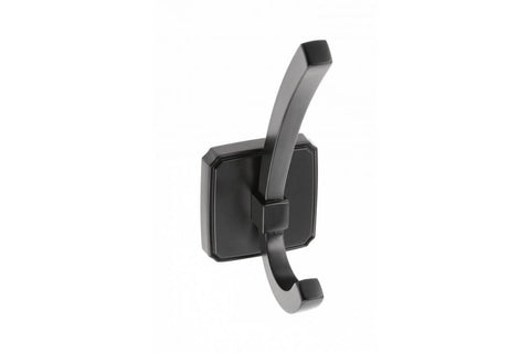Agățătoare cuier CAPITAL 123x62 mm, negru mat