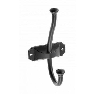 Agățătoare cuier CRAFT 134x66 mm, negru mat