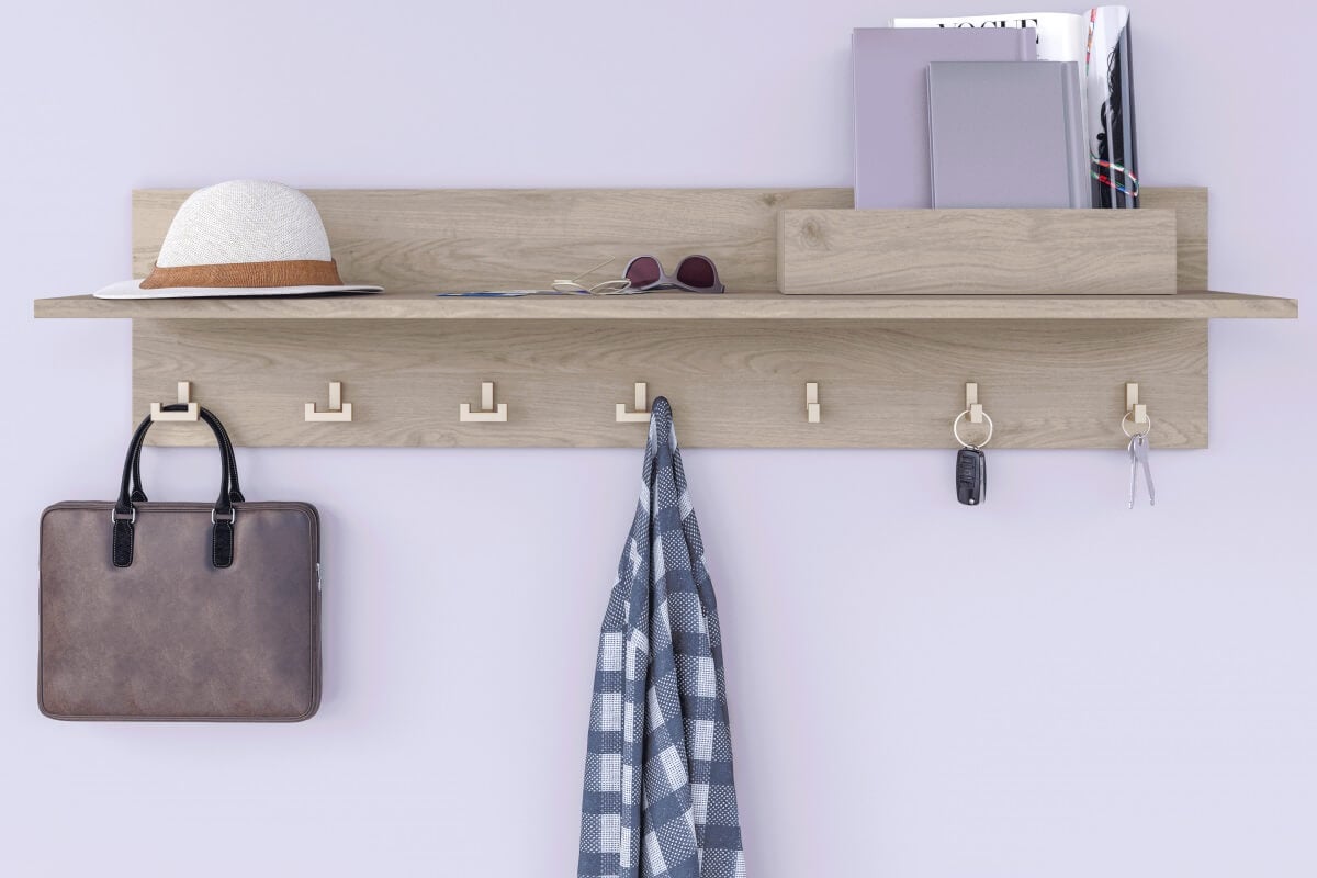 Agățătoare cuier K2202 52x40 mm, inox