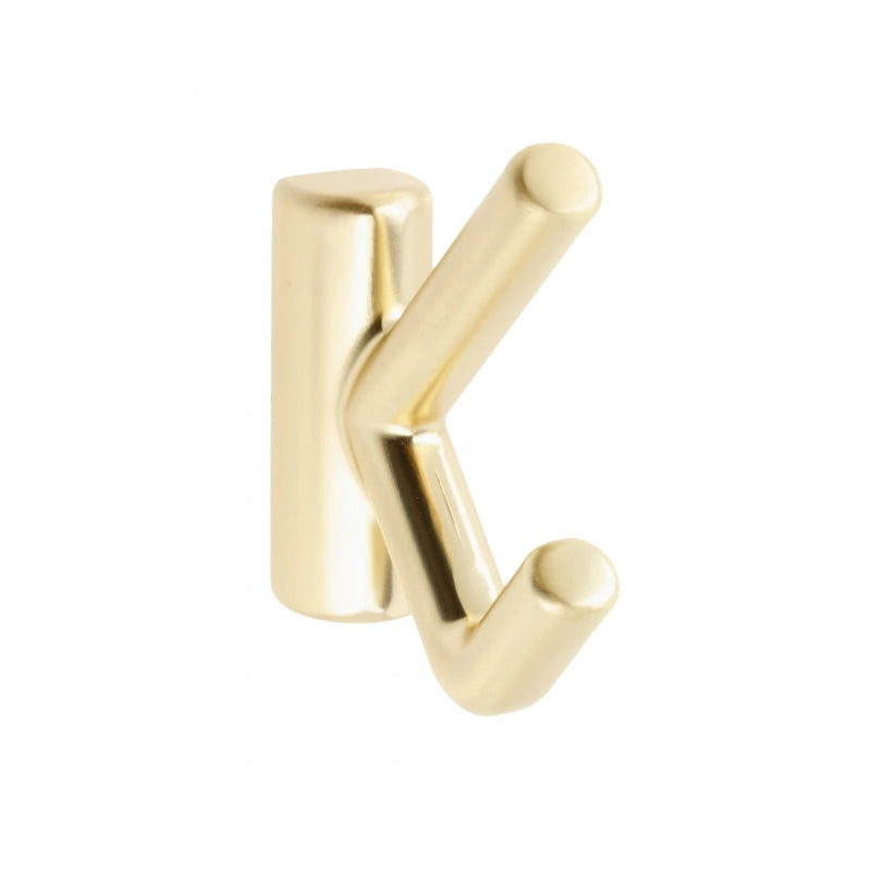Agățătoare cuier LENS 53x15 mm, brushed gold