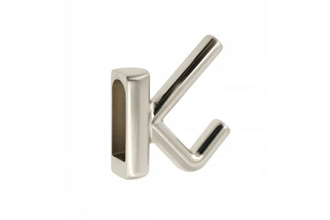 Agățătoare cuier LENS 53x15 mm, inox