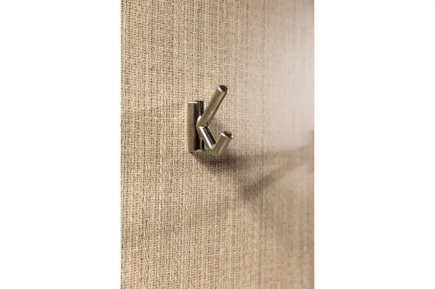 Agățătoare cuier LENS 53x15 mm, inox