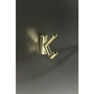 Agățătoare cuier LENS 53x15 mm, shiny gold