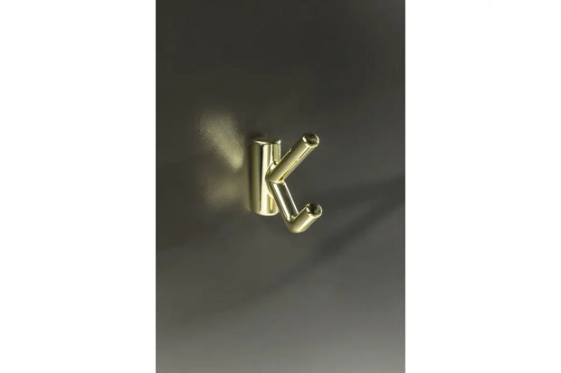 Agățătoare cuier LENS 53x15 mm, shiny gold