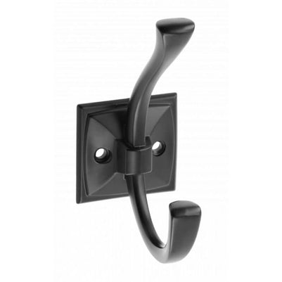 Agățătoare cuier MADRYT 108x46 mm, negru mat