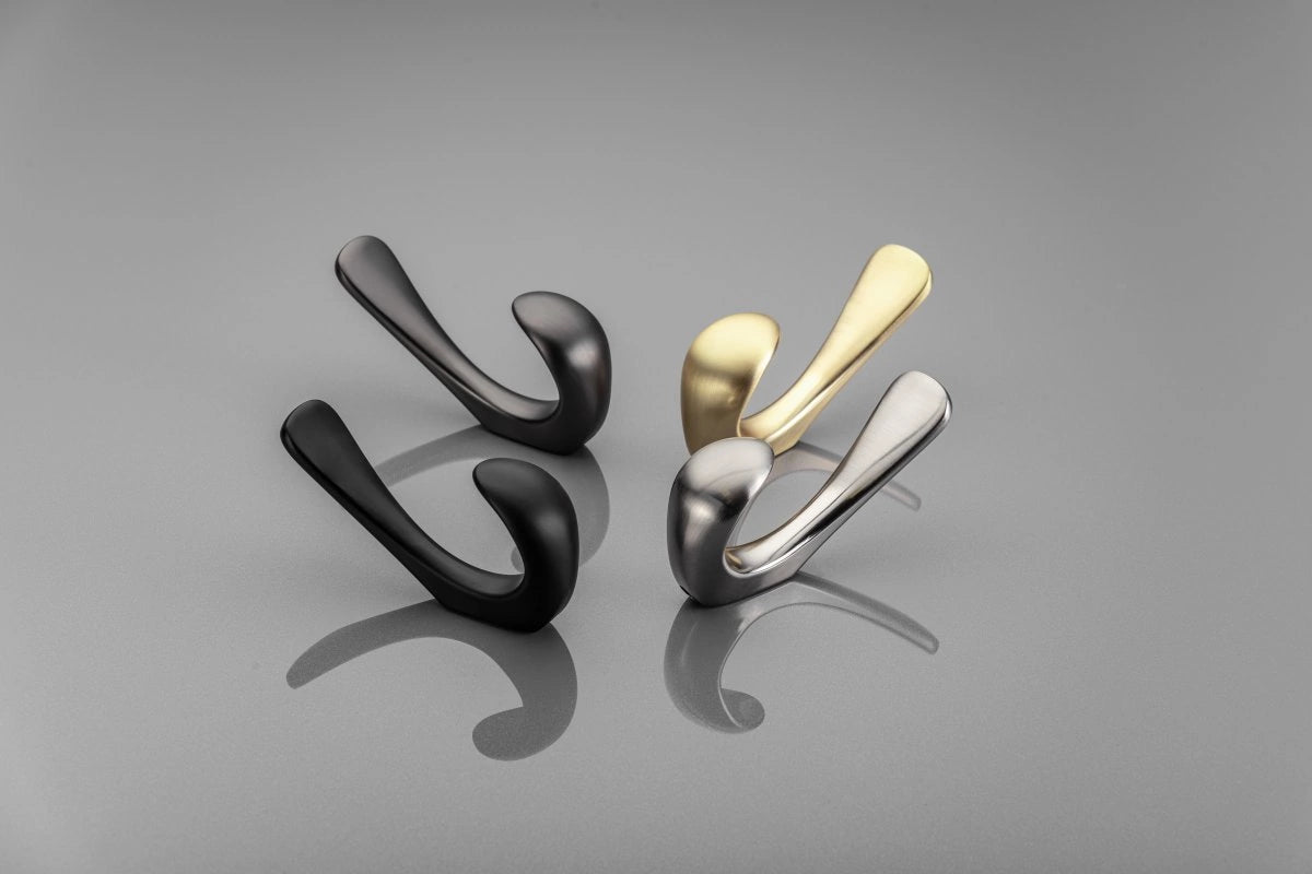 Agățătoare cuier ORA 90x26 mm, gold