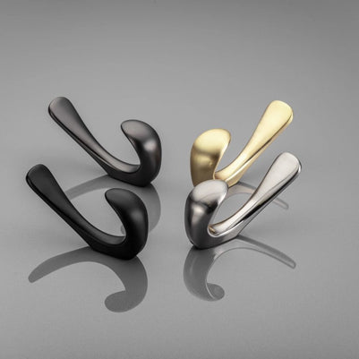 Agățătoare cuier ORA 90x26 mm, gold