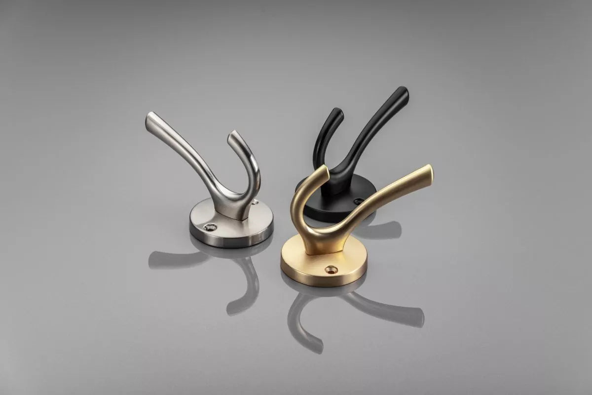 Agățătoare cuier RHINO 105x59 mm, gold