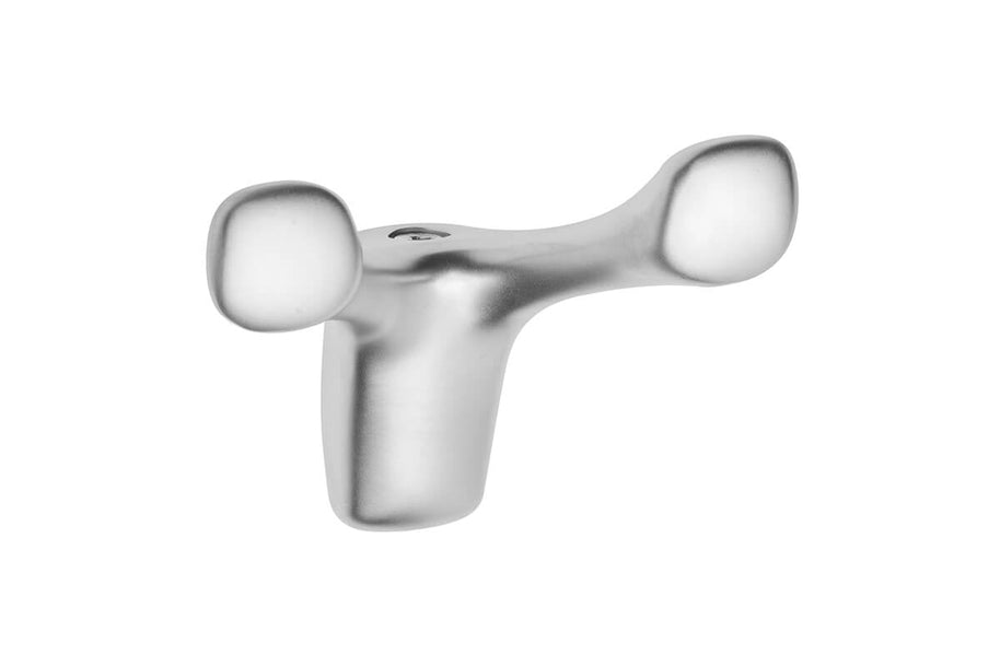 Agățătoare cuier TOLEDO Bo 79x58 mm, aluminiu