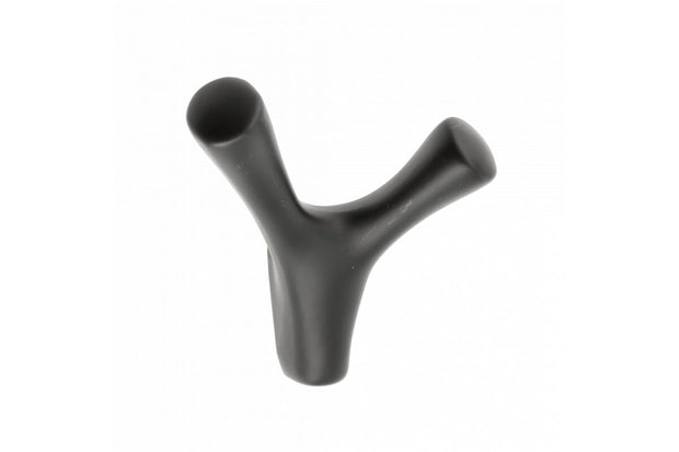 Agățătoare cuier TORNA 81x71 mm, negru mat