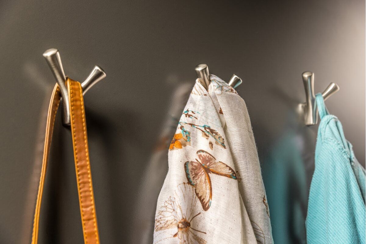 Agățătoare cuier TORNA 81x71 mm, inox