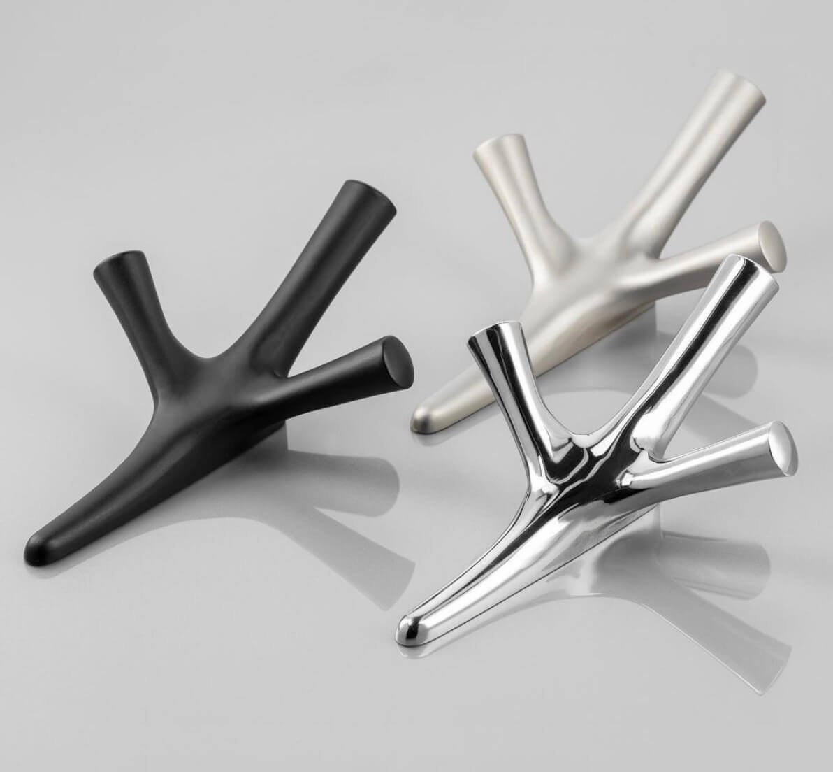 Agățătoare cuier WALENCIA 107x164 mm, inox