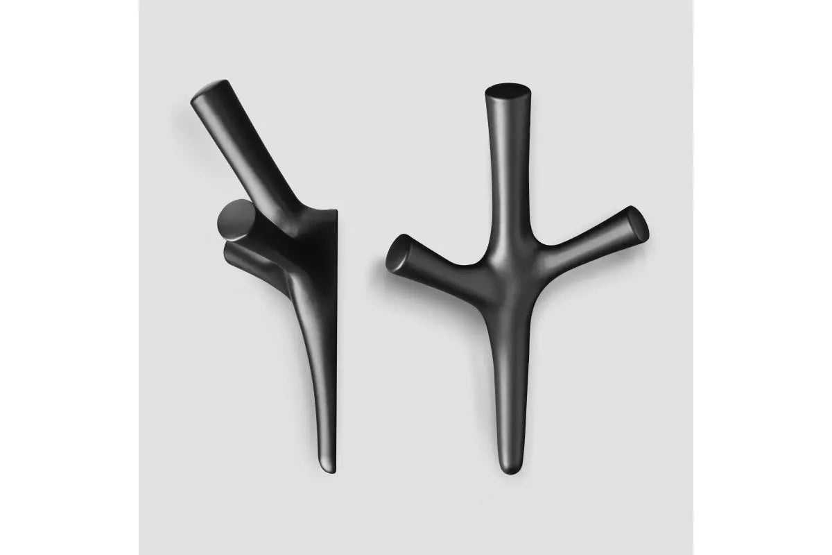 Agățătoare cuier WALENCIA 107x164 mm, negru mat