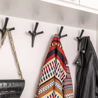 Agățătoare cuier WALENCIA 107x164 mm, negru mat