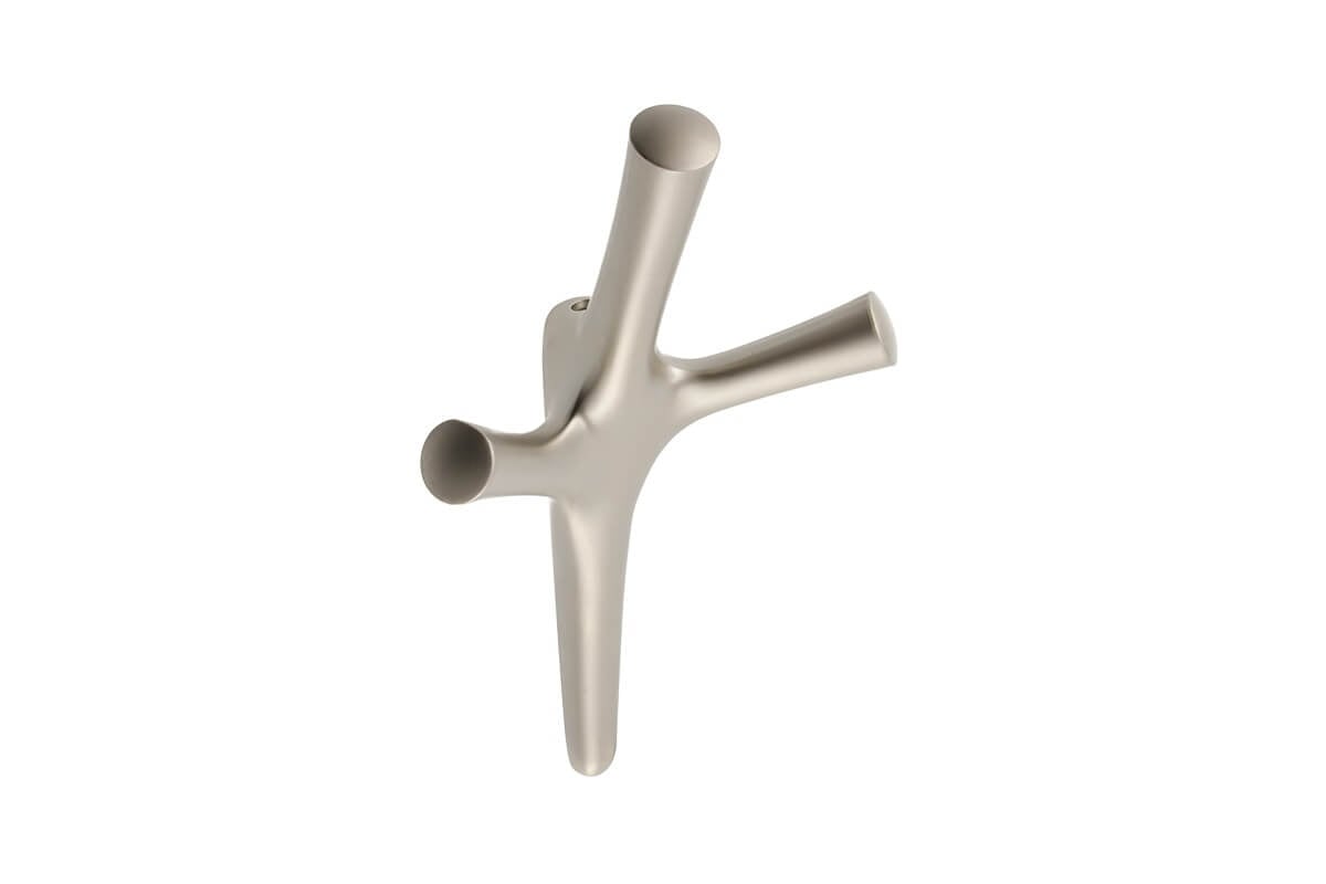 Agățătoare cuier WALENCIA 107x164 mm, inox