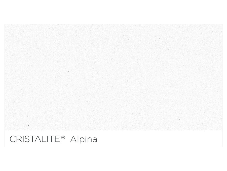 Baterie bucătărie Schock Plutos Cristalite Alpina, aspect granit, cartuș ceramic, alb