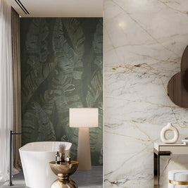 Placă decorativă SPC – R154 Marble Gold