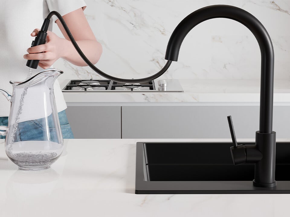 Baterie cu gură 3 în 1 de scurgere extensibilă Primagran 9310