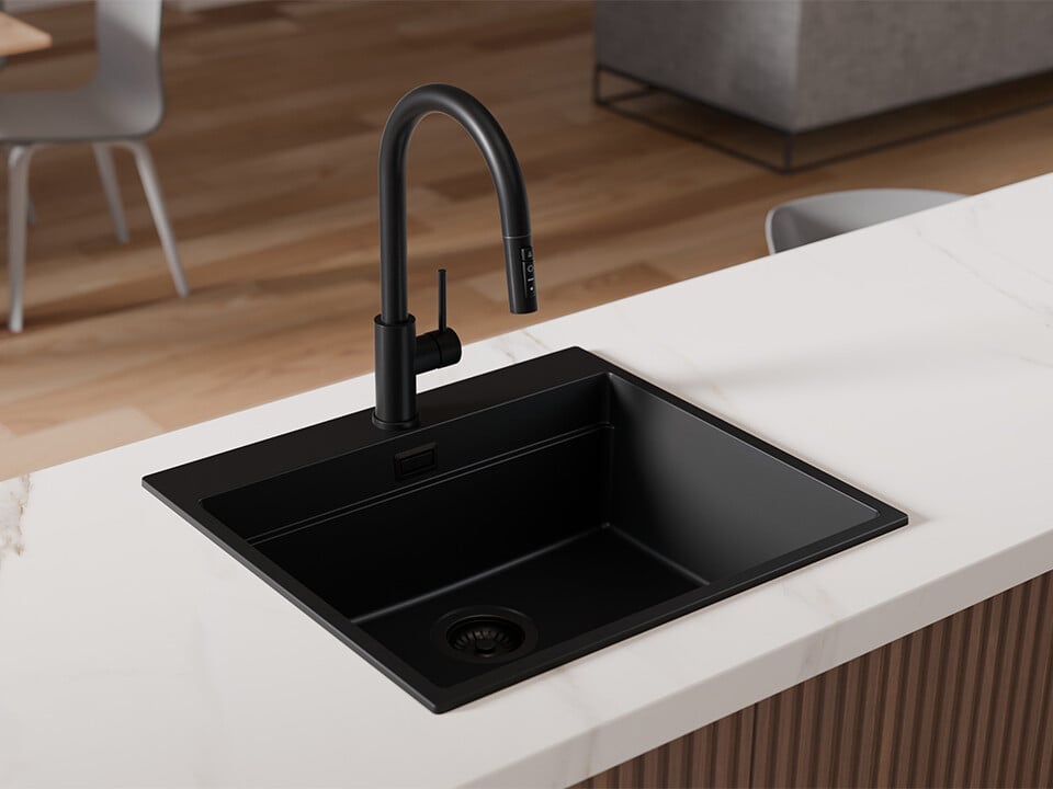 Baterie cu gură 3 în 1 de scurgere extensibilă Primagran 9310