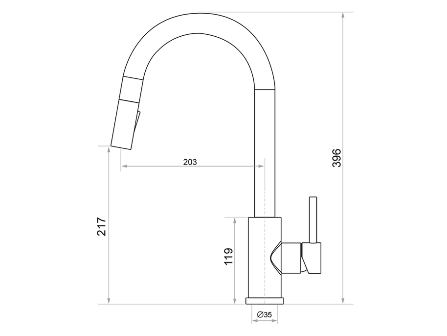 Baterie de bucătărie Primagran 9110 Sensor Touch