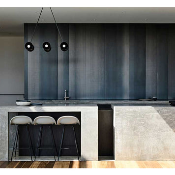 Baterie bucătărie Schock Laios Cristadur Puro cu cap extractibil, aspect granit, cartuș ceramic, negru intens