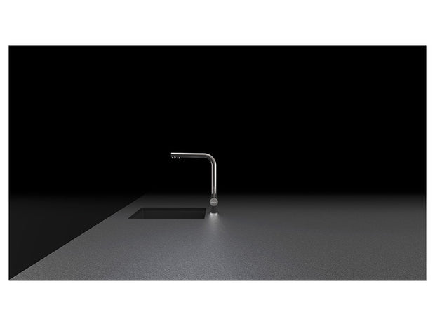 Baterie bucătărie Schock Vitus Inox Periat, 3 căi, cartuș ceramic