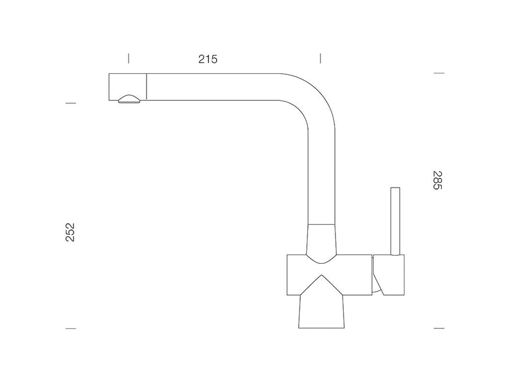 Baterie bucătărie Schock Laios Cristadur Puro, aspect granit, cartuș ceramic, negru intens