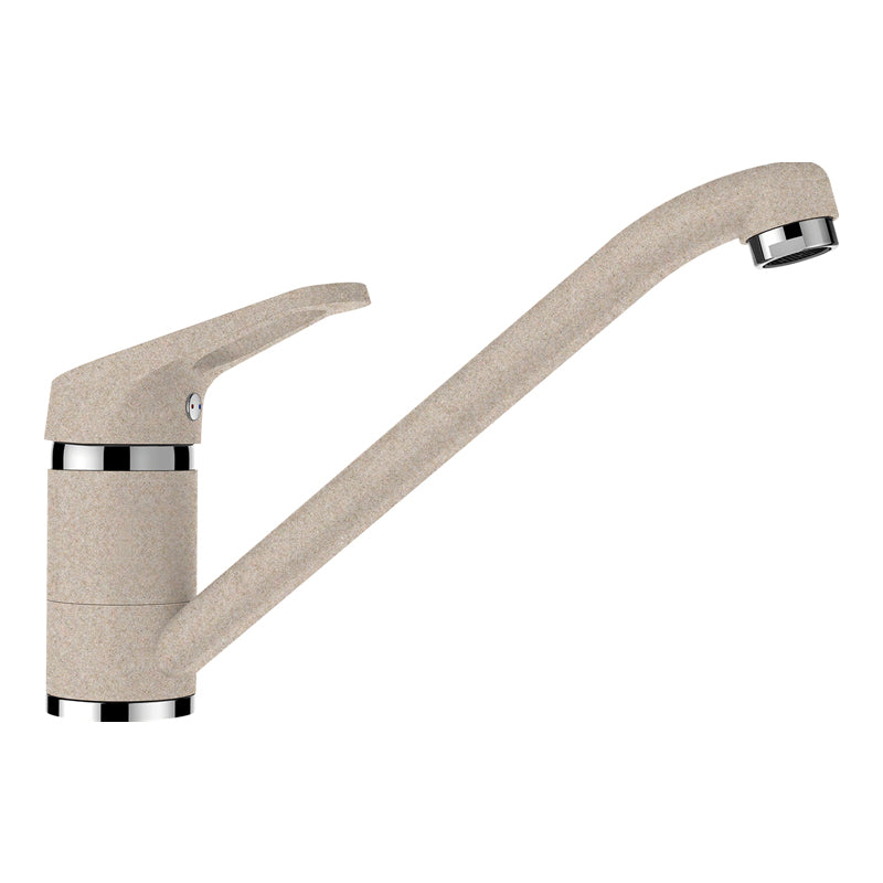 Baterie bucătărie Schock Cosmo Cristalite Sabbia, aspect granit, cartuș ceramic, nisip