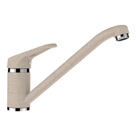 Baterie bucătărie Schock Cosmo Cristalite Sabbia, aspect granit, cartuș ceramic, nisip