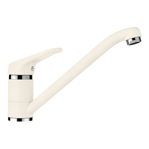 Baterie bucătărie Schock Cosmo Cristalite Vanilla, aspect granit, cartuș ceramic, bej deschis