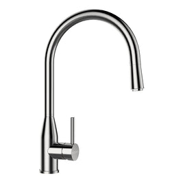 Baterie bucătărie Schock Kavus Inox Periat cu cap extractibil, cartuș ceramic