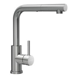 Baterie bucătărie Schock Kantus inox periat cu cap extractibil, cartuș ceramic