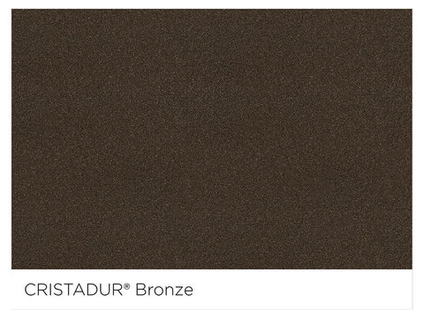 Chiuvetă bucătărie granit compozit Schock Greenwich N-100L Bronze 556x456 mm, montaj pe/sub blat, maro bronz
