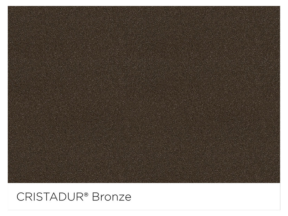 Chiuvetă bucătărie granit compozit Schock Greenwich N-100S Bronze 406x456 mm, montaj pe/sub blat, maro bronz