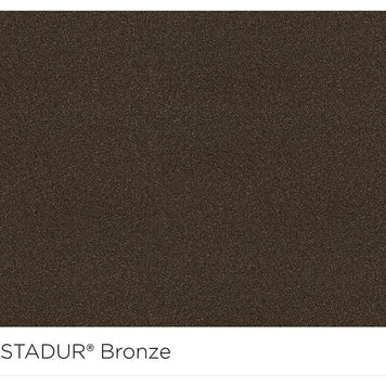 Chiuvetă bucătărie granit compozit Schock Greenwich N-100S Bronze 406x456 mm, montaj pe/sub blat, maro bronz