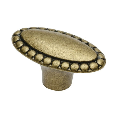 Buton mobilă GZ-1148 39x21 mm, alamă antichizată
