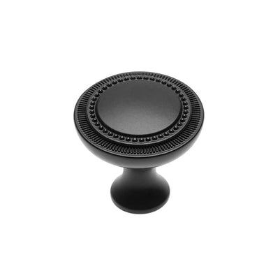 Buton mobilă IMPERIA 31x31 mm, negru mat