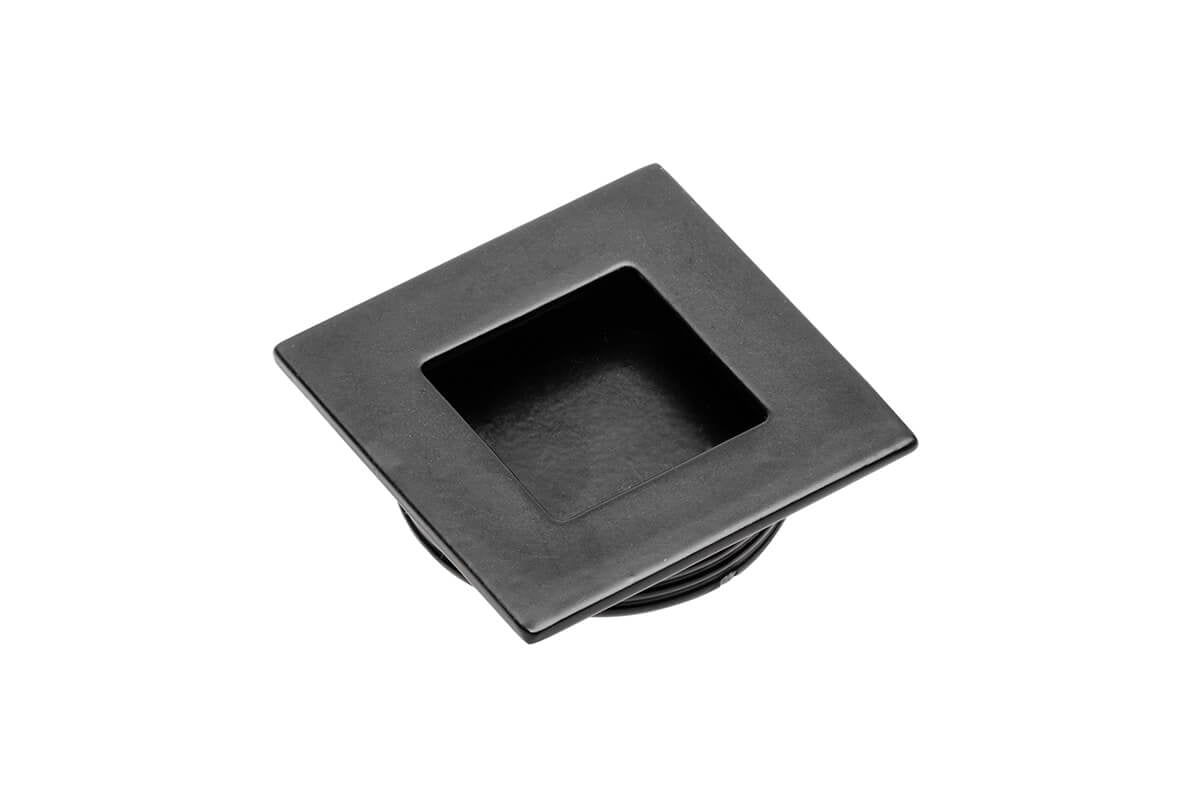 Buton mobilă îngropat B226, 40x40 mm, negru mat