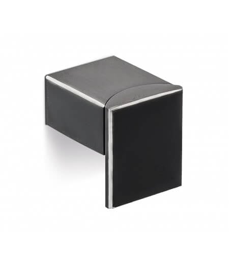 Buton mobilă ARES 30x25 mm, negru mat