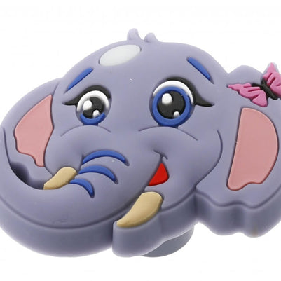 Buton mobilă copii ELEFANT 47x37 mm, mov