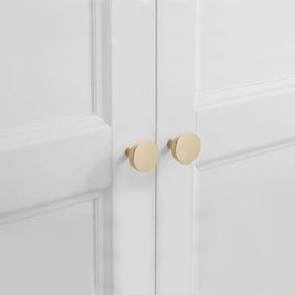 Buton mobilă DUNE 32x26 mm, brushed gold