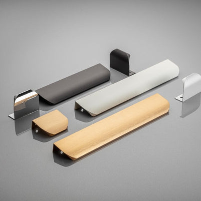 Buton mobilă HEXA 50 mm, brushed gold