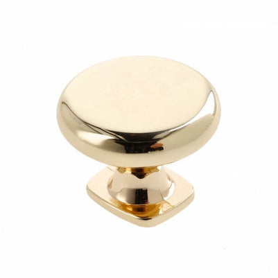 Buton mobilă LORENA 33x26 mm, shiny gold
