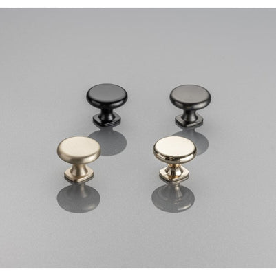 Buton mobilă LORENA 33x26 mm, shiny gold