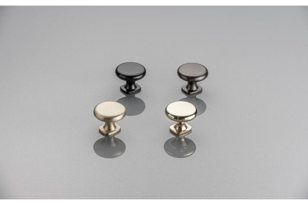 Buton mobilă LORENA 33x26 mm, shiny gold