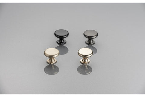 Buton mobilă LORENA 33x26 mm, shiny gold