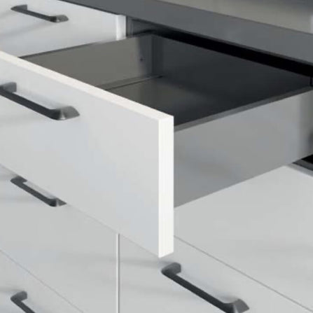 Buton mobilă MILAN 55x28 mm, negru mat