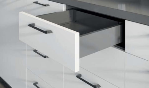 Buton mobilă MILAN 55x28 mm, negru mat