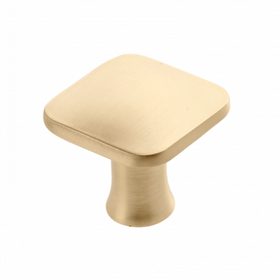 Buton mobilă PIAZZA 30x30 mm, brushed gold