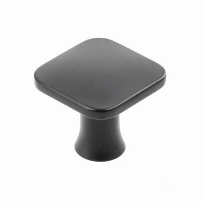 Buton mobilă PIAZZA 30x30 mm, negru mat
